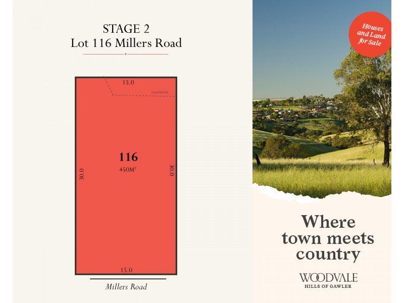 Lot 116 Millers Road, Gawler South SA 5118