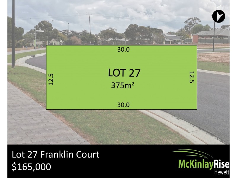 Lot 27 Franklin Court, Hewett SA 5118
