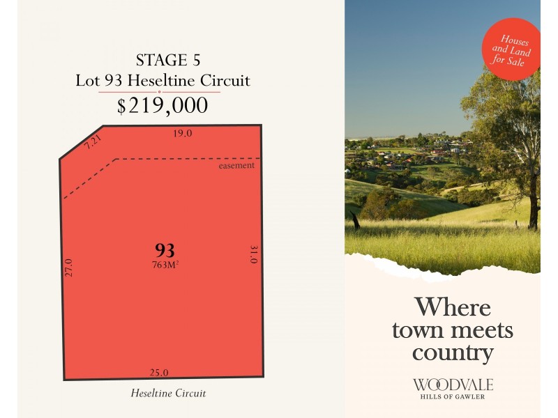 Lot 93 Heseltine Circuit, Gawler South SA 5118