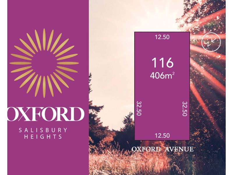 Lot 116 Oxford Avenue, Salisbury Heights SA 5109