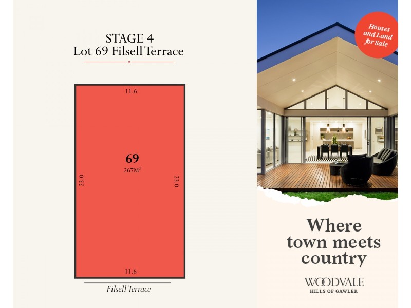 Lot 69 Filsell Terrace, Gawler South SA 5118