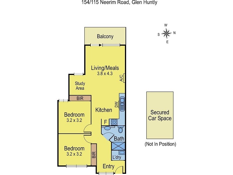 154/115 Neerim Road, Carnegie VIC 3163