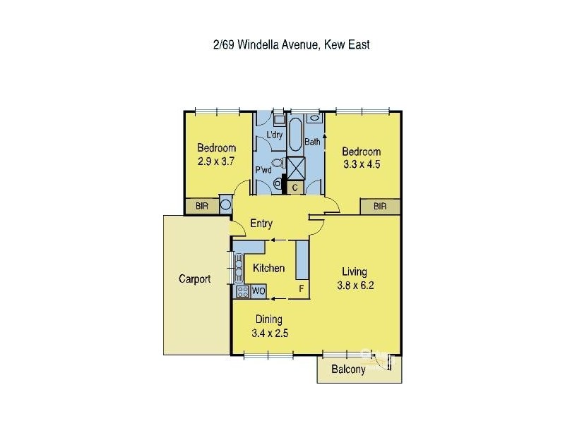 2/69 Windella Avenue, Kew East VIC 3102