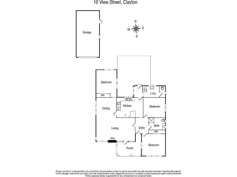 10 View Street, Clayton VIC 3168 Floorplan