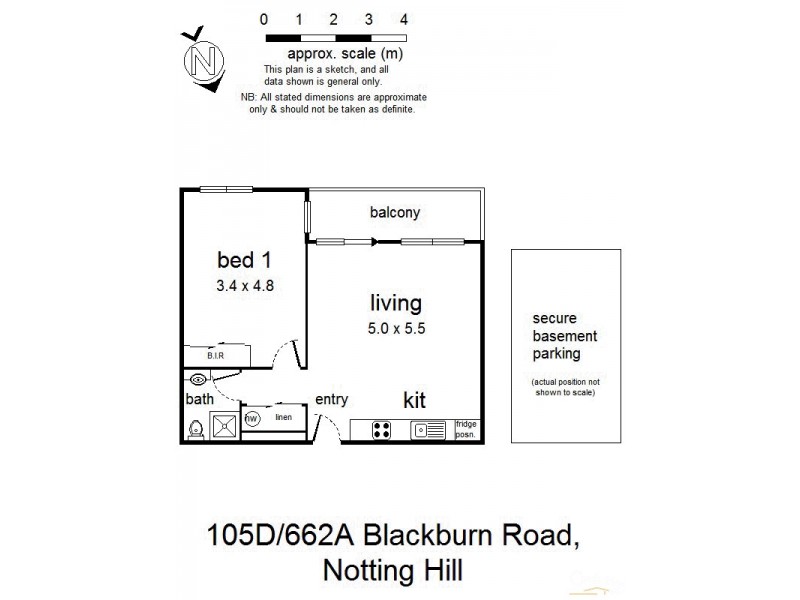 1-05D/662 Blackburn Road, Notting Hill VIC 3168 Floorplan