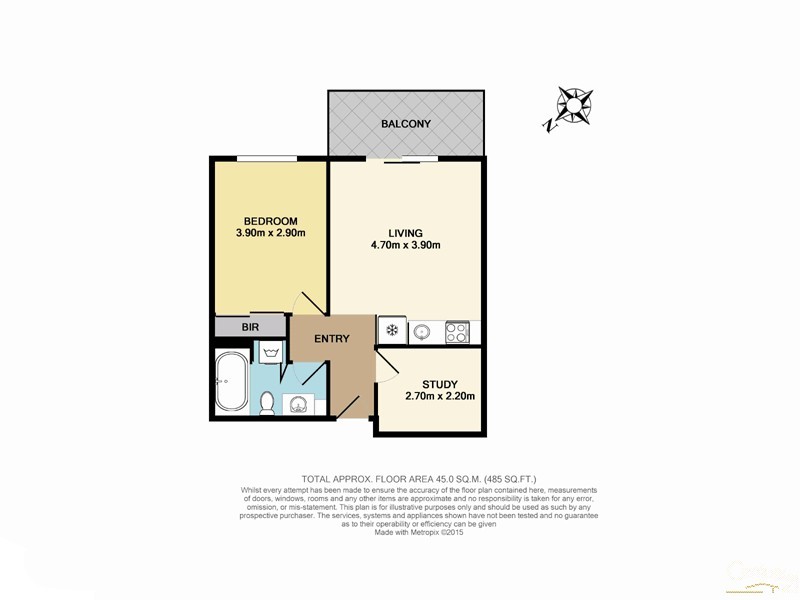 10/220 Barkly Street, St Kilda VIC 3182 Floorplan