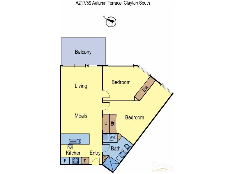 A217/59 Autumn Terrace, Clayton South VIC 3169 Floorplan