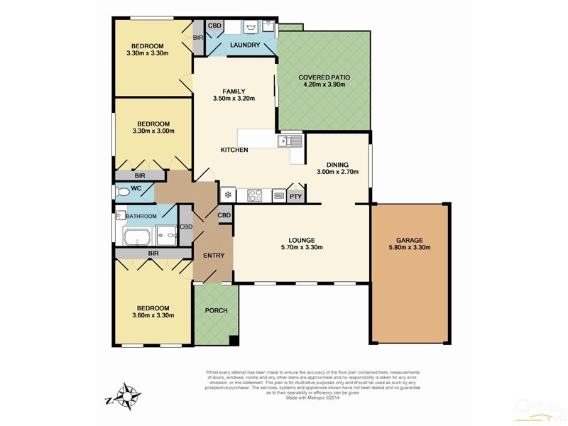 36 Sundowner Ave, Clarinda VIC 3169 Floorplan