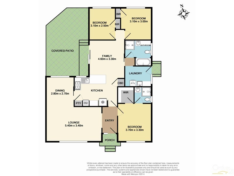 6 Cerise Court, Clarinda VIC 3169 Floorplan