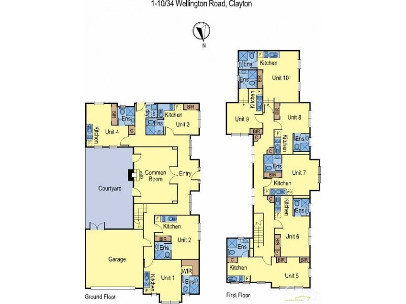 1-10/34 Wellington Road, Clayton VIC 3168 Floorplan