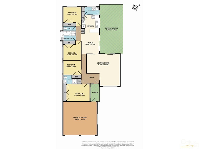 43 Cooinda Crescent, Clarinda VIC 3169 Floorplan