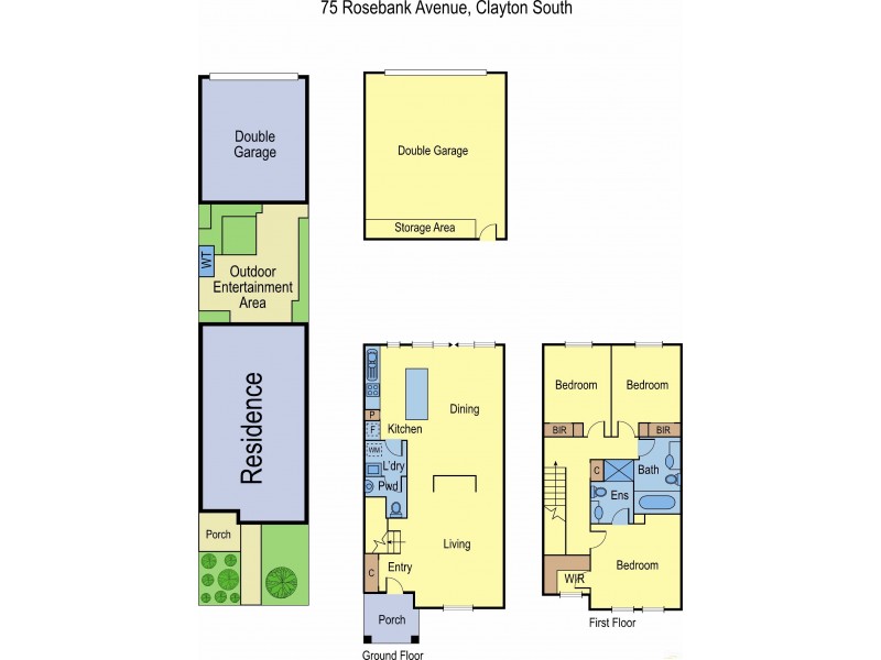 75 Rosebank Avenue, Clayton South VIC 3169 Floorplan