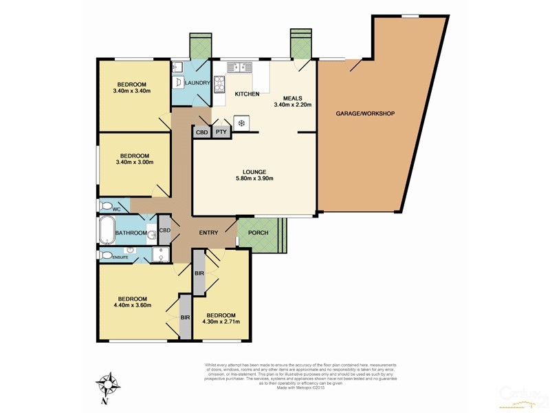 6 Finsbury Court, Dandenong North VIC 3175 Floorplan