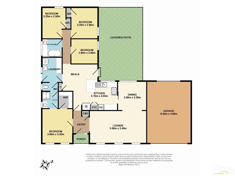 7 Bushland Avenue, Clarinda VIC 3169 Floorplan
