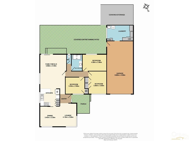 64 Davanzo Avenue, Clarinda VIC 3169 Floorplan