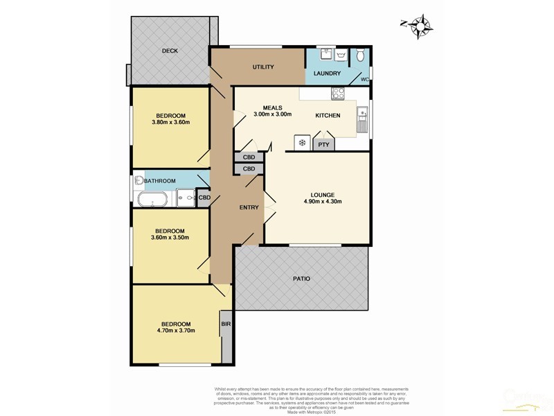 1/26 Patricia Street, Bentleigh East VIC 3165 Floorplan