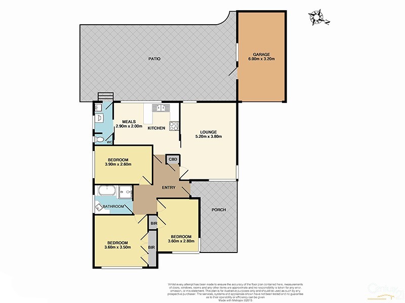 1 Mack Crescent, Clarinda VIC 3169 Floorplan