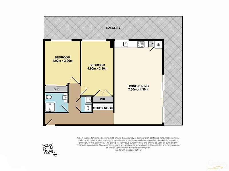 7/1 George Street, Sandringham VIC 3191 Floorplan