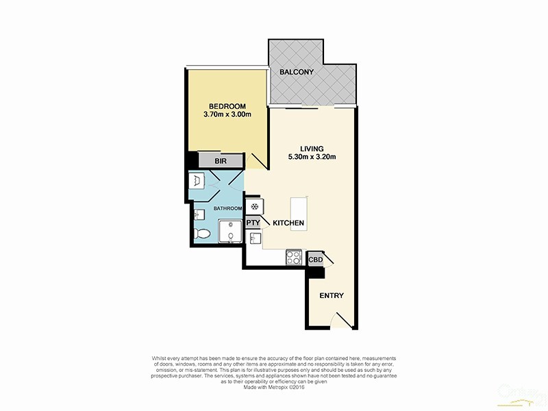 706/8 Grosvenor Street, Abbotsford VIC 3067 Floorplan