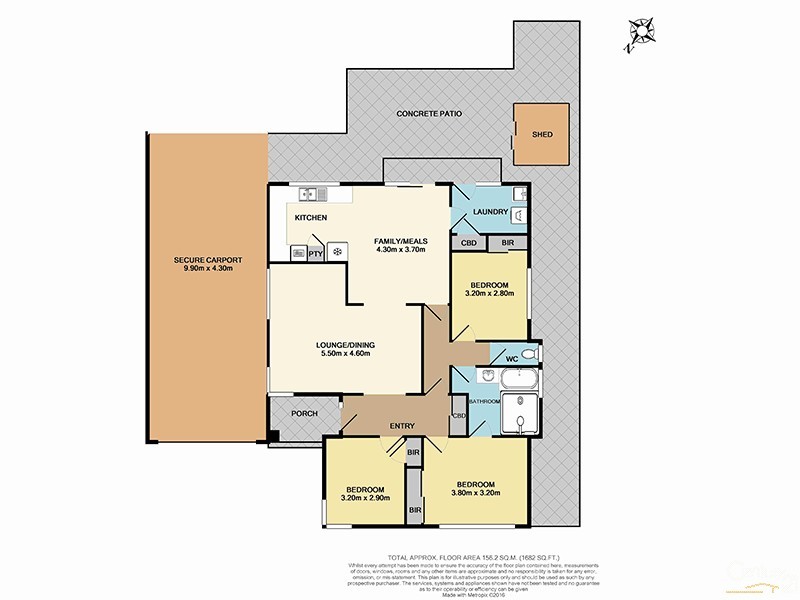 45 Jacobs Drive, Clarinda VIC 3169 Floorplan