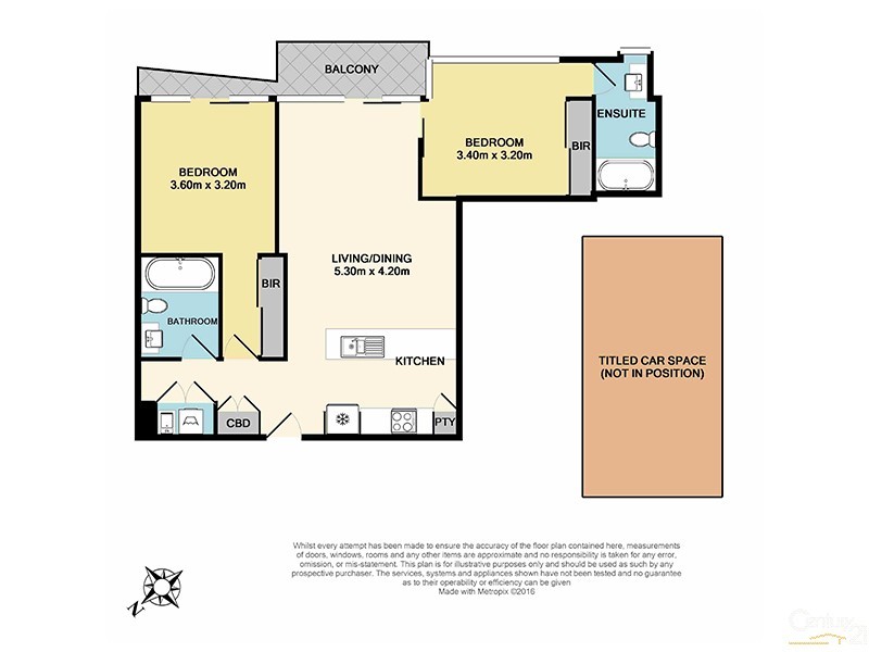 805/163 Cremorne Street, Richmond VIC 3121 Floorplan