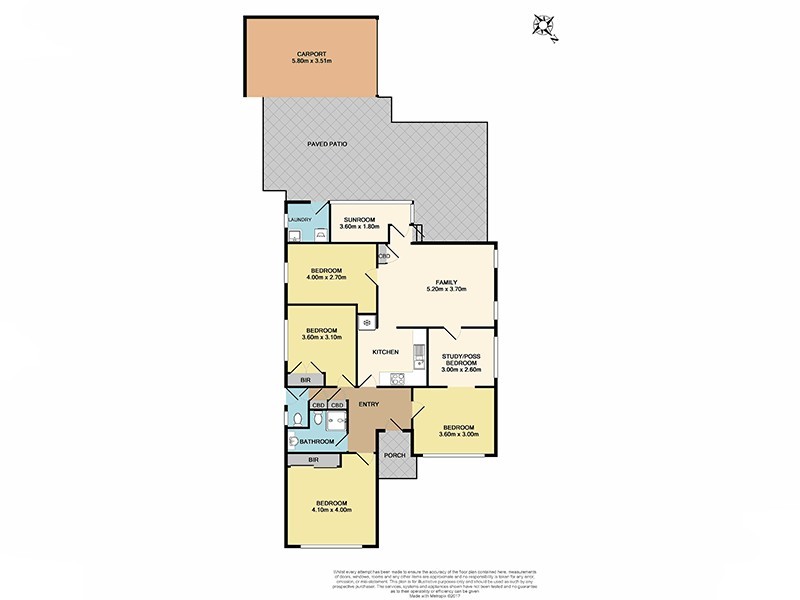 1/71 Kanooka Grove, Clayton VIC 3168 Floorplan