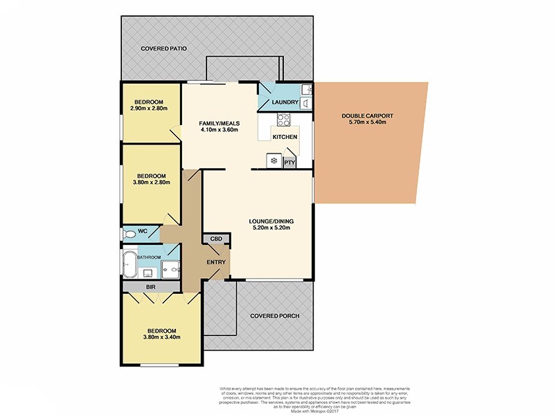 6 Rosewall Place, Clarinda VIC 3169 Floorplan