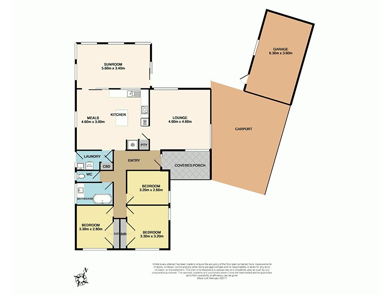 15 Merrigum Crescent, Clarinda VIC 3169 Floorplan