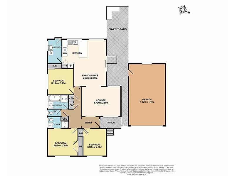 7 Borela Court, Clarinda VIC 3169 Floorplan