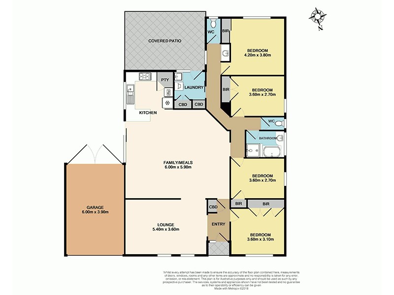 106 Bourke Road, Clarinda VIC 3169 Floorplan