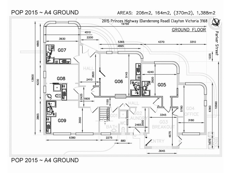 2015 Dandenong Road, Clayton VIC 3168 Floorplan