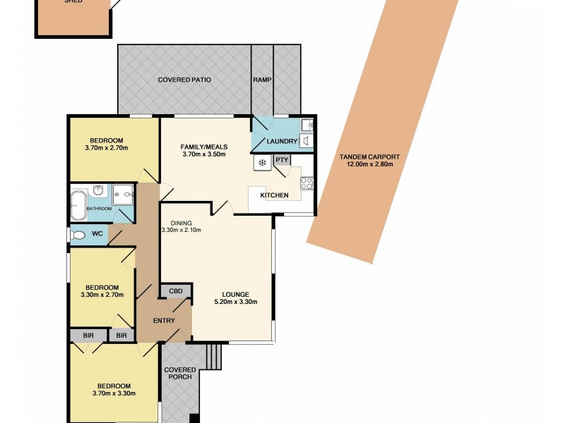 21 Leonard Close, Clarinda VIC 3169 Floorplan