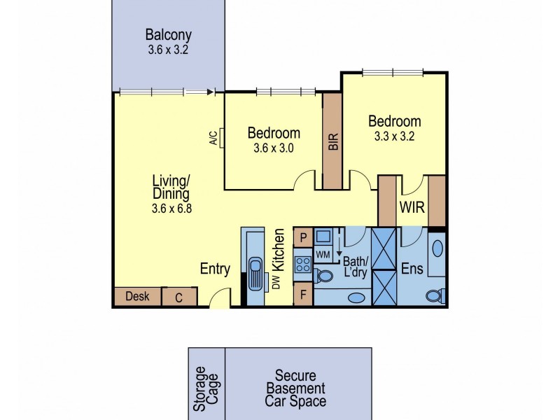 326/60 Autumn Terrace, Clayton South VIC 3169 Floorplan