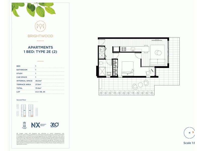 225/1-13 Renver Road, Clayton VIC 3168 Floorplan