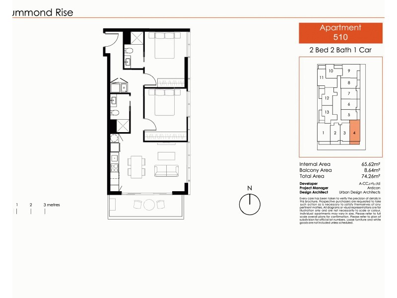510/1525 Dandenong Road, Oakleigh VIC 3166 Floorplan