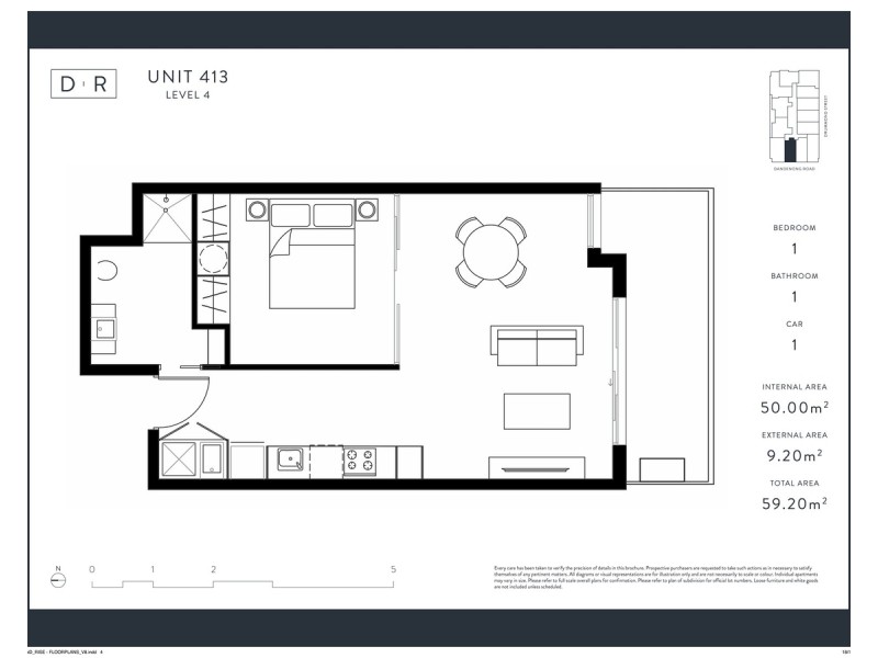 413/1525 Dandenong Road, Oakleigh VIC 3166 Floorplan