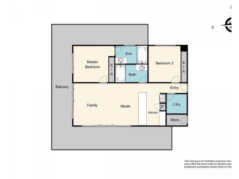 201/77 Mitchell Street, Bentleigh VIC 3204 Floorplan