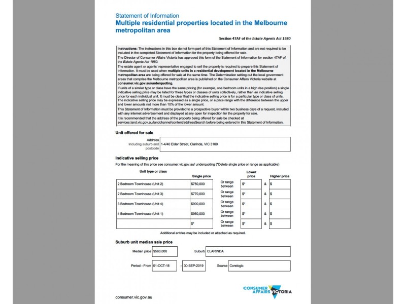 1-4/40 Elder Street, Clarinda VIC 3169