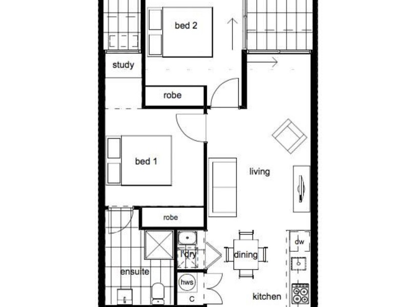 LG 13/660 Blackburn Road, Notting Hill VIC 3168 Floorplan