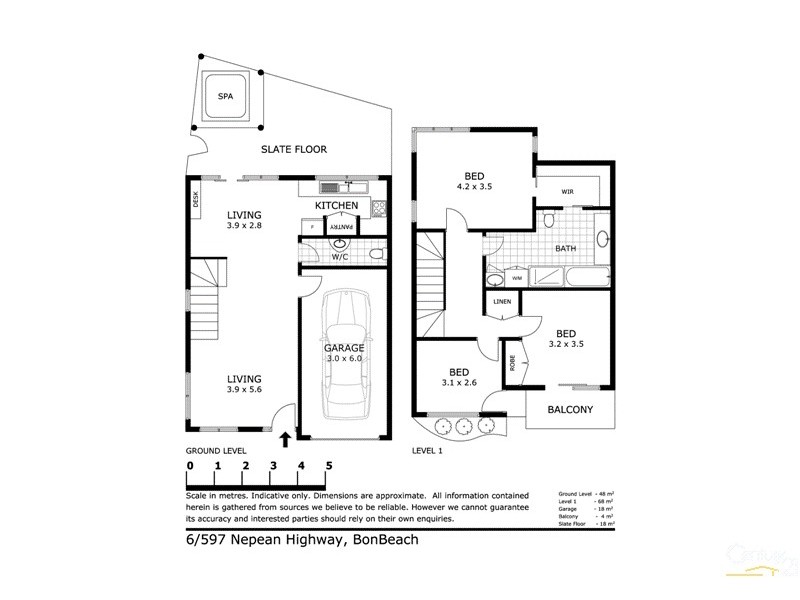 6/597 Nepean Highway, Bonbeach VIC 3196 Floorplan