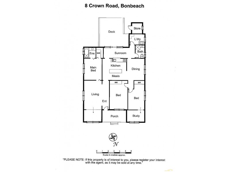 8 Crown Road, Bonbeach VIC 3196 Floorplan