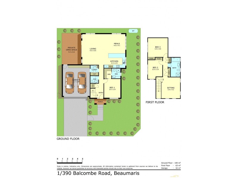 1/390 Balcombe Road, Beaumaris VIC 3193 Floorplan
