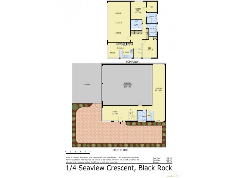 1/4 Seaview Crescent, Black Rock VIC 3193 Floorplan