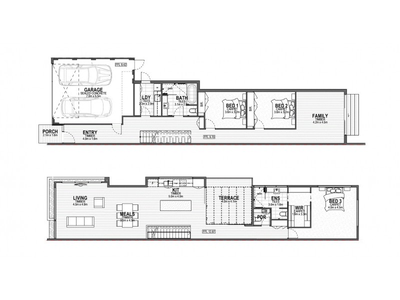 12A Birdwood St, Parkdale VIC 3195 Floorplan