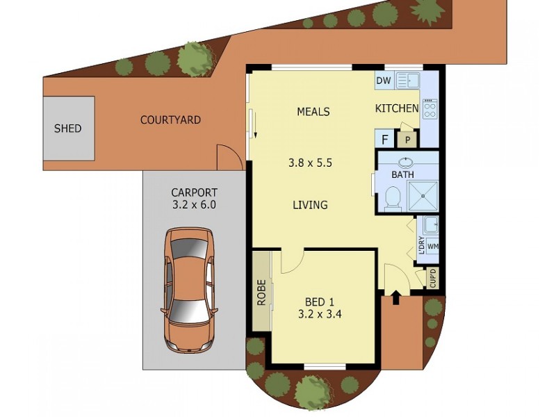 4/90  Nursery Avenue, Frankston VIC 3199 Floorplan
