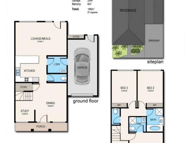 3/78 McMahons Road, Frankston VIC 3199 Floorplan