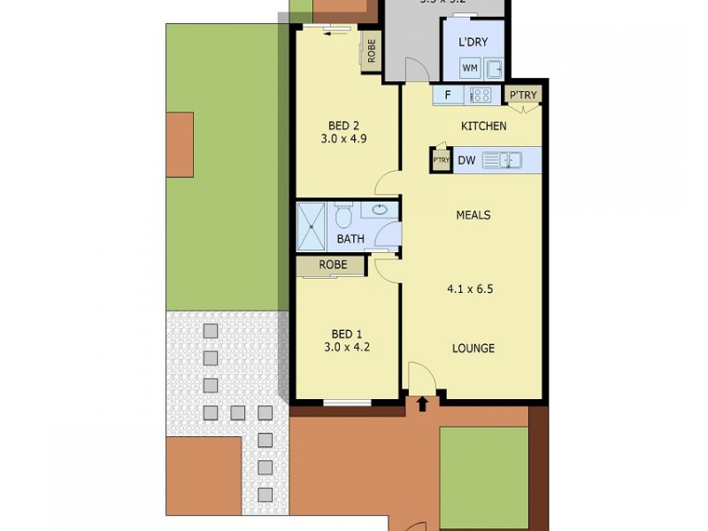 1/19 Lats Avenue, Carrum Downs VIC 3201 Floorplan
