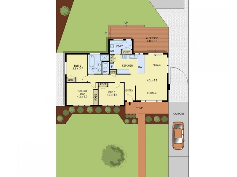 16 Helvetia Court, Frankston VIC 3199 Floorplan