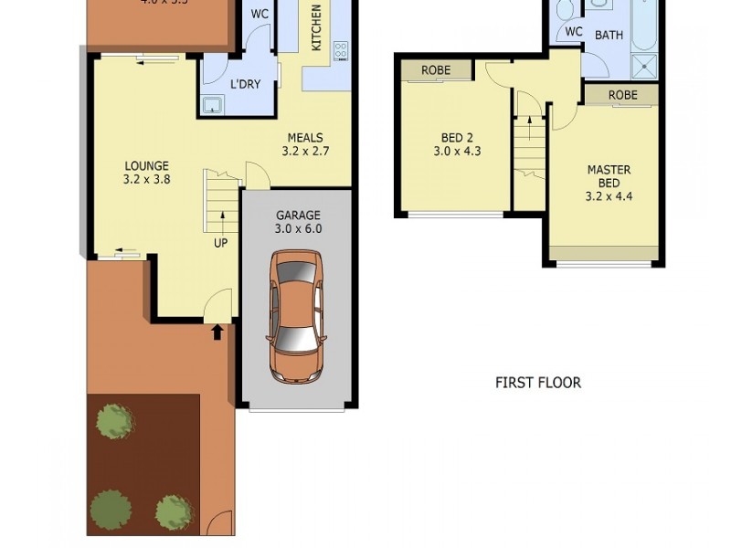 16/17 Claude Street, Seaford VIC 3198 Floorplan