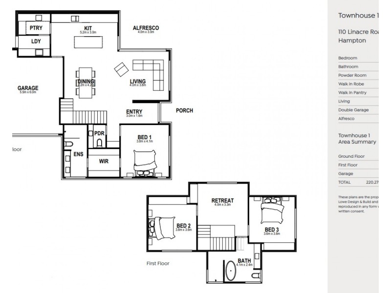 110 Linacre Road, Hampton VIC 3188 Floorplan